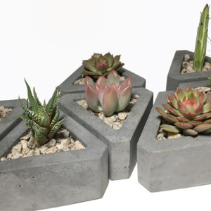 Concrete Triangle Planter