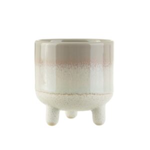 Mojave glaze grey planter